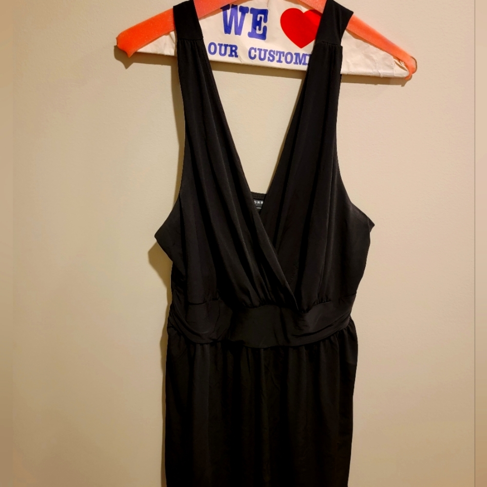 Black babydoll top